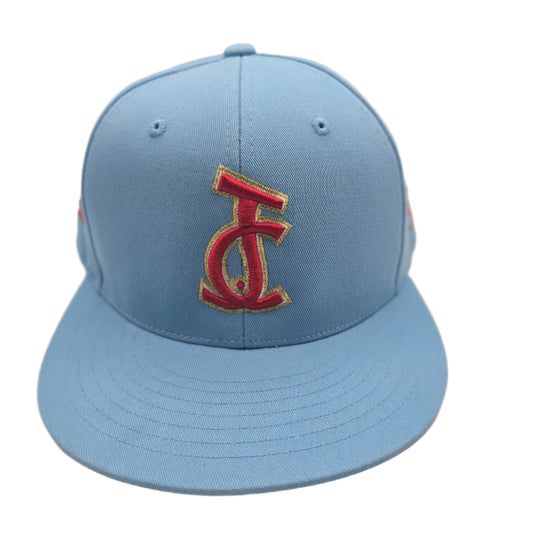 JC Sky Blue Snapback – Classic Look, Premium Style